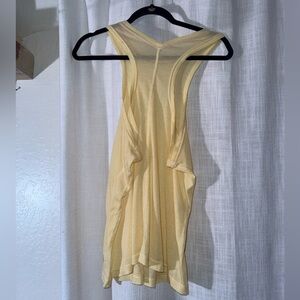 FP Movement by Free People Light Yellow Tank Top